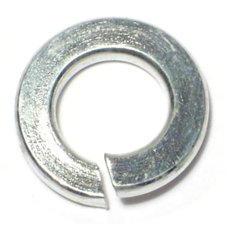 Midwest Fastener Split Lock Washer, For Screw Size 3/8 in Steel, Zinc Plated Finish, 100 PK 03946